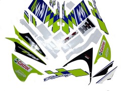 Kit autocollants Rieju RS2 vert-bleu